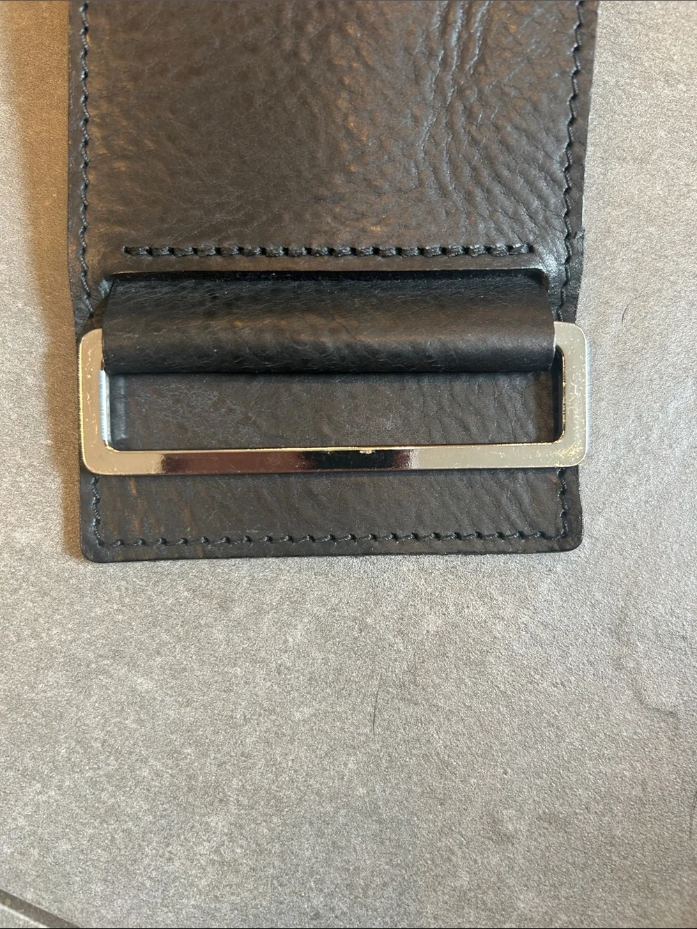Brave Black Leather Belt